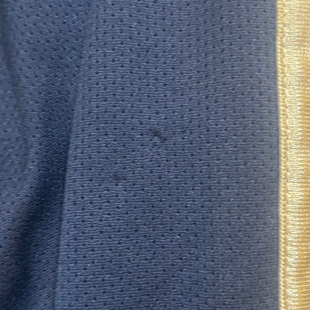 Adidas Mens Navy‎ Blue 3 Stripe Full Zip Track Jacket Mock Neck Size Medium